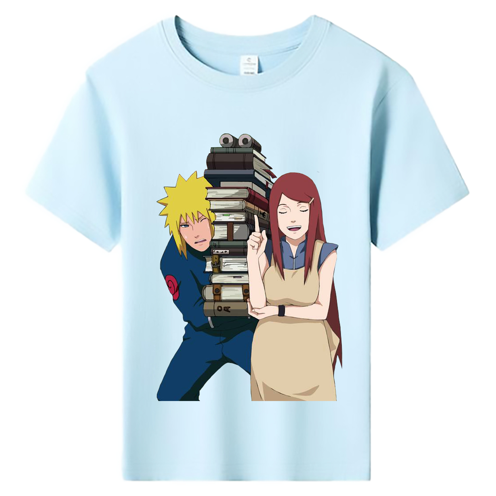 （画像用） NARUTO -ナルト- 波風 ミナト Namikaze Minato 綿100％キッズTシャツ（フロントプリント）